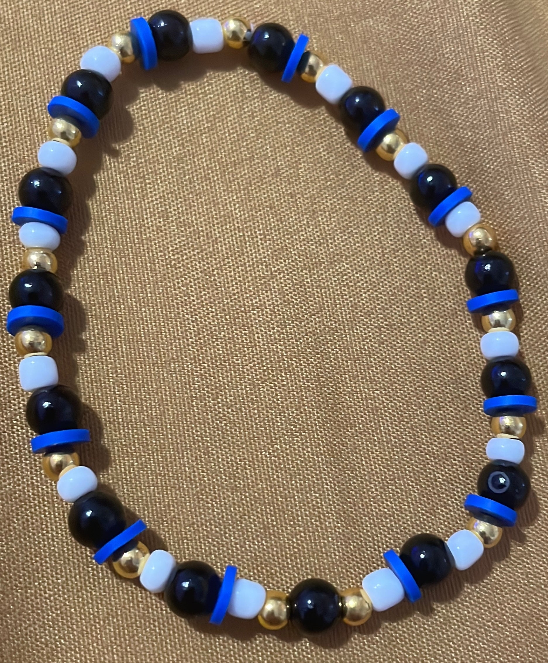 blue, Black & white Bracelet