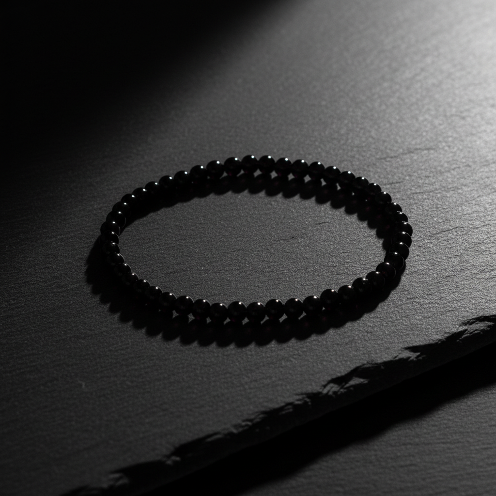 Black Onyx Mini Bead Bracelet