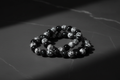 Stone Cold Luxe Black & White Marble Bracelet Background